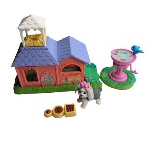 KENNER Littlest Pet Shop LPS Kenner 1995 Garden Tag House Set: Dog & Bird